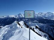 Wildrustzone in het skigebied