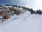 Piste Cecret Saddle bij de stoeltjeslift Sugarloaf