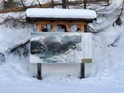 Pistekaart bergstation Grünbodenexpress