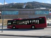 Buslijn van Innsbruck naar de Patscherkofelbahn