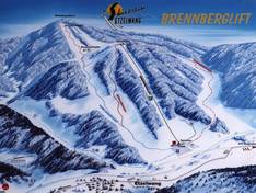 Pistekaart Brennberglift – Etzelwang