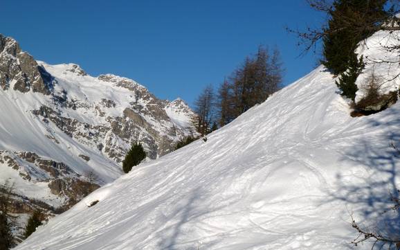 Skigebieden voor gevorderden en off-piste skiërs Bergell – Gevorderden, off-piste skiërs Aela – Maloja