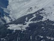 Rond het bergstation van de Diasbahn