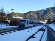 Bayerische Oberlandbahn (BOB) op het station Bayrischzell