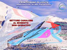 Pistekaart Frontignano 360 – Ussita
