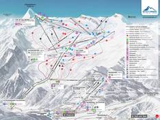 Pistekaart Kitzsteinhorn/Maiskogel – Kaprun
