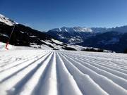 Perfect geprepareerde piste in Serfaus-Fiss-Ladis