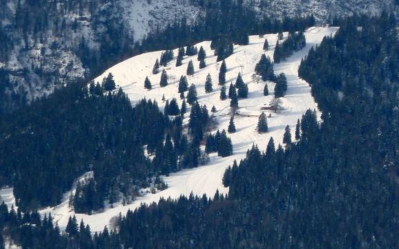Hoogste dalstation in Altopiano della Paganella/Dolomiti di Brenta/Lago di Molveno – skigebied Pradel – Molveno