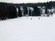 Afdaling bij de Golfplatzlift