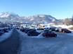 Kitzbüheler Alpen: bereikbaarheid van en parkeermogelijkheden bij de skigebieden – Bereikbaarheid, parkeren St. Johann in Tirol/Oberndorf – Harschbichl