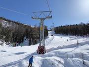 Patrullarve-Blauherd - 4-persoons hogesnelheidsstoeltjeslift (koppelbaar)