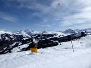 Sneeuwlans bij de Rinderberg