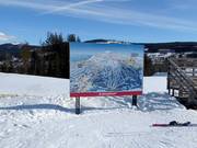 Pistekaart in het skigebied Trysil