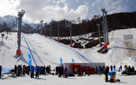 Snowparken Grote Kaukasus – Snowpark Rosa Khutor