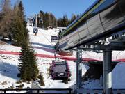 Castelir-Fassane - 10-persoons gondel (met 1 kabel)