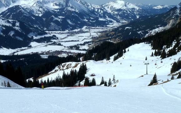 Hoogste dalstation in het Tannheimer Tal – skigebied Füssener Jöchle – Grän