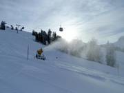 Sneeuwkanonnen op de Metschmaad