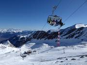 Sonnenkarbahn 1 - 6-persoons hogesnelheidsstoeltjeslift (koppelbaar) met kap