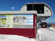 Informatiebord bij het middenstation