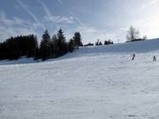 Makkelijke pistes tot aan het dalstation bij de skilift Weitnau
