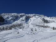 Diep-sneeuwgebied bij de Thaneller