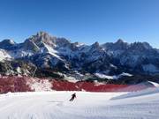 Uitzicht vanaf de Cima Tognola op San Martino di Castrozza