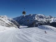 Piste bij de gondelbaan Tagliede Costaccia