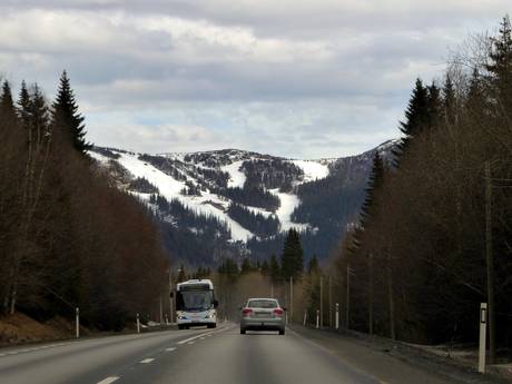 Jämtland: bereikbaarheid van en parkeermogelijkheden bij de skigebieden – Bereikbaarheid, parkeren Åre