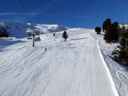 Perfect geprepareerde piste