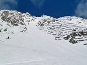 Steil - steiler - Seilbahnrinne