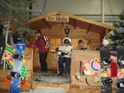 Tom's Hütte in de skihal