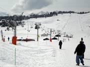 Perfect voor beginners: piste Chardons in Les Saisies