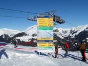 Bewegwijzering in Hochkrimml