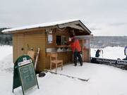 Kiosk bij het bergstation