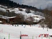 Beginnersgebied Pattes aan de rand van Megève