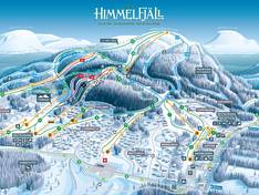Pistekaart Idre Himmelfjäll