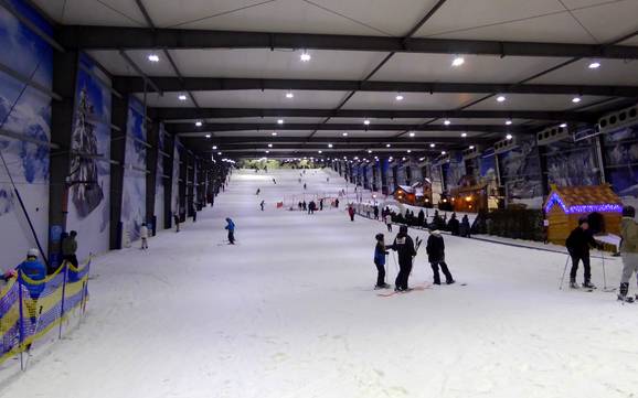 Auckland: Grootte van de skigebieden – Grootte Snowplanet – Silverdale