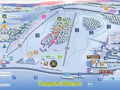 Pistekaart Szwajcaria Bałtowska