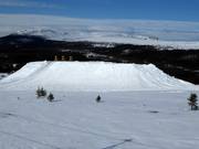 Sneeuwdepot bij Idre Fjäll