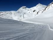 Gemakkelijke piste 6 in het skigebied