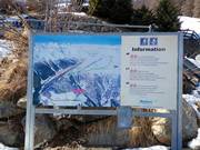 Pistekaart bij het dalstation Prämajur