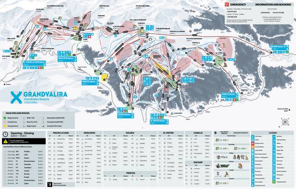 Grandvalira – Pas de la Casa/Grau Roig/Soldeu/El Tarter/Canillo/Encamp/Peretol