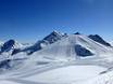 Tuxer Alpen: Grootte van de skigebieden – Grootte Hintertuxer Gletscher (Hintertux-gletsjer)