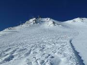 Diepsneeuwpistes bij de Masnerkopf