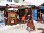 Typisch kleine bar in Espace Diamant.