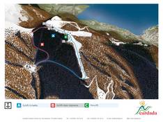 Pistekaart Cardada/Cimetta – Orselina