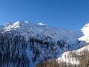 Uitzicht op het terrein van de Cima Tognola