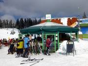 Schirmbar direct bij het dalstation Seebuck