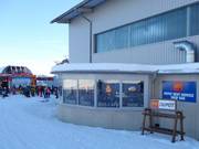 Bar-café bij het bergstation Hochzillertal