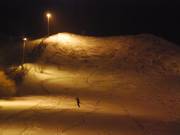 De korte, maar steile starthang